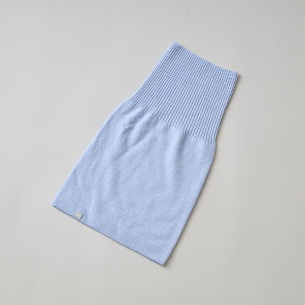 新聞掲載商品】el alto/カシミヤ100%リブスヌード -くたっとせずに首に